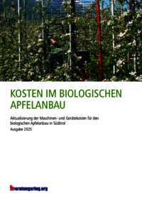 Kosten im biologischen Apfelanbau - Aktualisierung