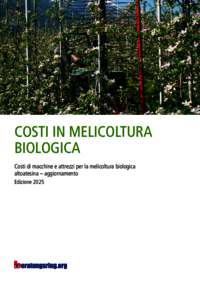 Costi in melicoltura biologica - aggiornamento